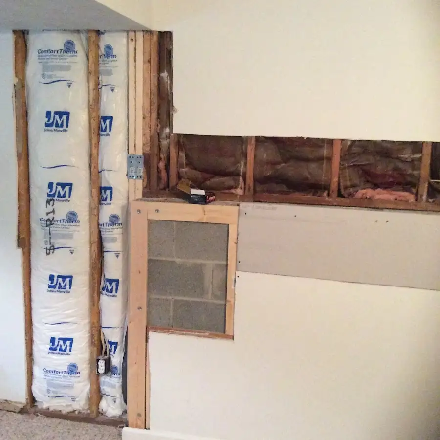 Wall insulation replacement during Odor Removal & Deodorization in Silver Spring